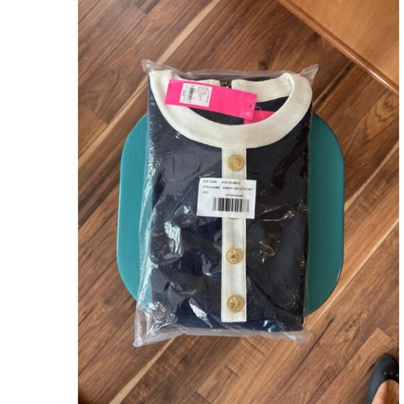 Lilly Pulitzer Blue Long Sleeve Dress - Picture 3 of 6